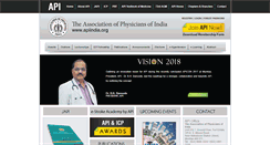 Desktop Screenshot of apiindia.org