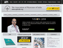 Tablet Screenshot of apiindia.org